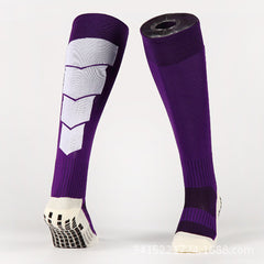 Thickened non-slip mid-length football socks