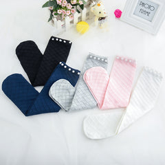 Cute Japanese Style Children's Pearl Long Socks