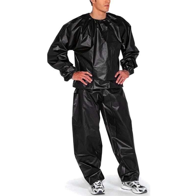 New Heavy Duty Sauna Sweat Suit Exercise Gym Suit Fitness Weight Loss Anti-Rip for Sauna Fitness Gym Weight Loss Heavy Duty