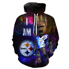 Fashion Sweatshirt Men and Women 3d Hoodies Print American Pittsburgh Pattern Slim Unisex Slim Stylish Hooded Hoodies