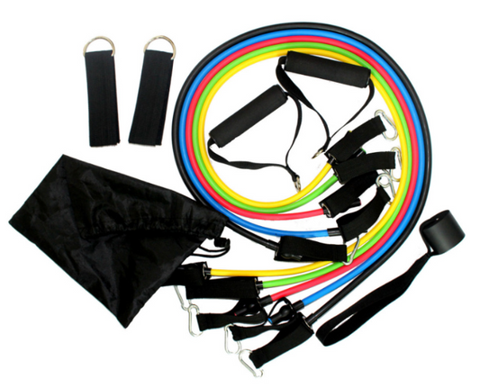 11-piece suit fitness rally pull rope