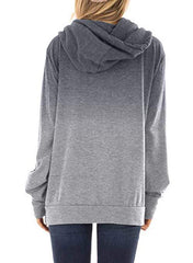 Two-colored fashion women hoodies