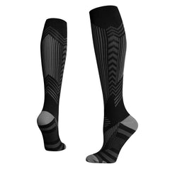 Sports Long Compression Socks With Reflective Strips