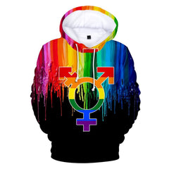 3D printed men and women hoodies