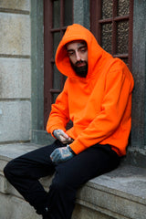 Men Hoodies / sweaters, foreign trade, explosions, OVERSIZE, silhouette, shoulders, camel, hooded, hooded sweater, hoodies