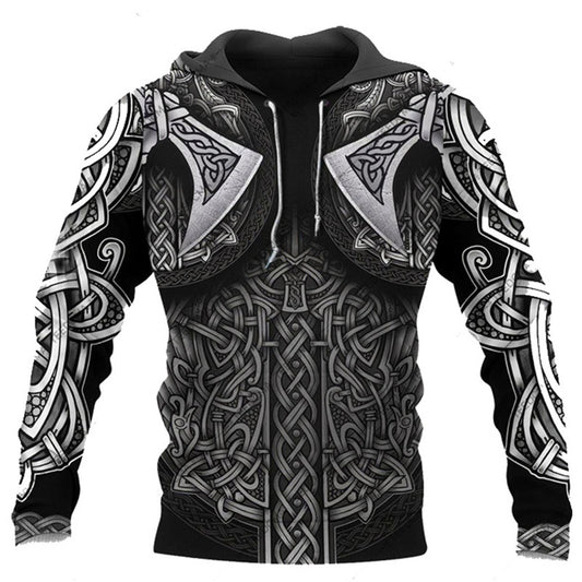 New Viking Hooded Sweatshirt Men's Hoodie