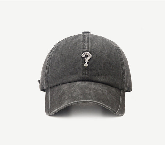 Hat Female Autumn And Winter Street Hipster Question Mark Baseball Cap