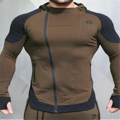 New Gyms Slim Fit Men Hoodies