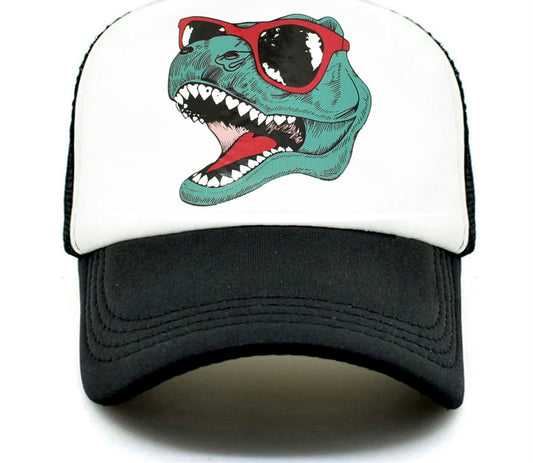 Statement Dinosaur Print Soft Top Cap