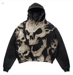 Men's Clothing Skull Hoodie Vintage