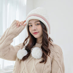 Women's Fashion Ear Protection Korean Woolen Hat