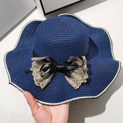Summer Beach Straw Hat Korean Style All-match Lace