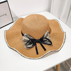 Summer Beach Straw Hat Korean Style All-match Lace