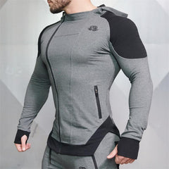 New Gyms Slim Fit Men Hoodies