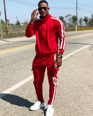 Leisure And Color Matching Fitness Sports Suit