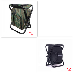 Multifunction Outdoor Folding Chair Ice Cooler Picnic Bag Camping Fishing Stool Backpacking Hunting Rest Chair