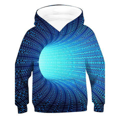 3d Vision Digital Printing Children's Hoodie