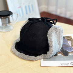 Electric Car Lamb Velvet Plus Velvet Leifeng Hat
