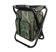 Multifunction Outdoor Folding Chair Ice Cooler Picnic Bag Camping Fishing Stool Backpacking Hunting Rest Chair