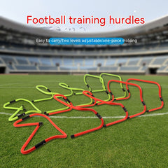 Football Adjustable Height Folding Hurdle