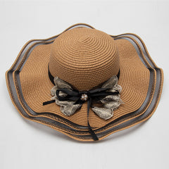 Summer Beach Straw Hat Korean Style All-match Lace