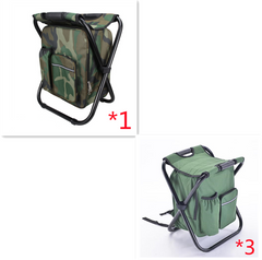 Multifunction Outdoor Folding Chair Ice Cooler Picnic Bag Camping Fishing Stool Backpacking Hunting Rest Chair