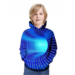 3d Vision Digital Printing Children's Hoodie