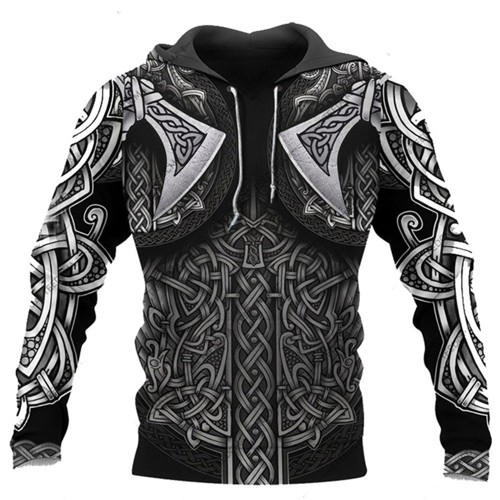 New Viking Hooded Sweatshirt Men's Hoodie