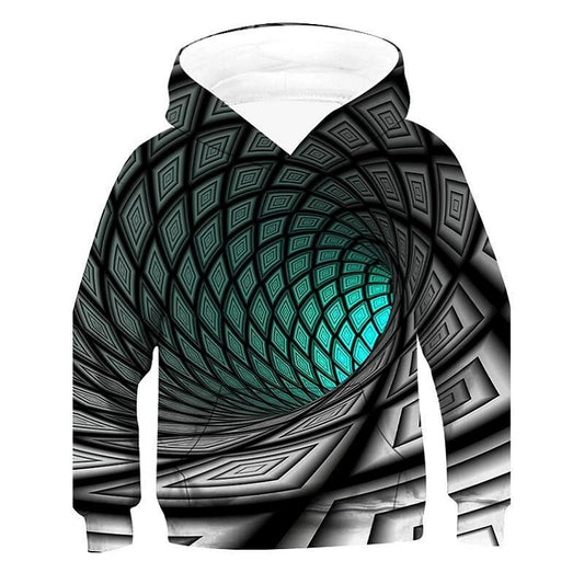 3d Vision Digital Printing Children's Hoodie