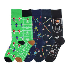 Men's Football Basketball Ice Hockey Sports Series Socks