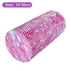 Iridescent Cloud Yoga Foam Roller, 30/45cm, High-Density for Pilates, Gym, and Body Massage