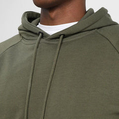 Men Long Sleeve With Pleated Stripes Hoodies