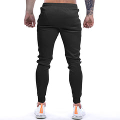 European And American Sports Men's Solid Color Fitness Trousers