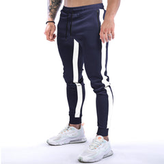 European And American Sports Men's Solid Color Fitness Trousers
