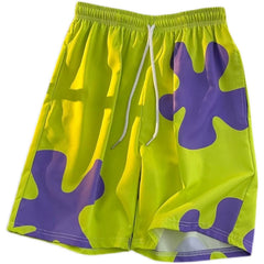 Trendy Paida Star Men and Women Couple Casual Beach Shorts