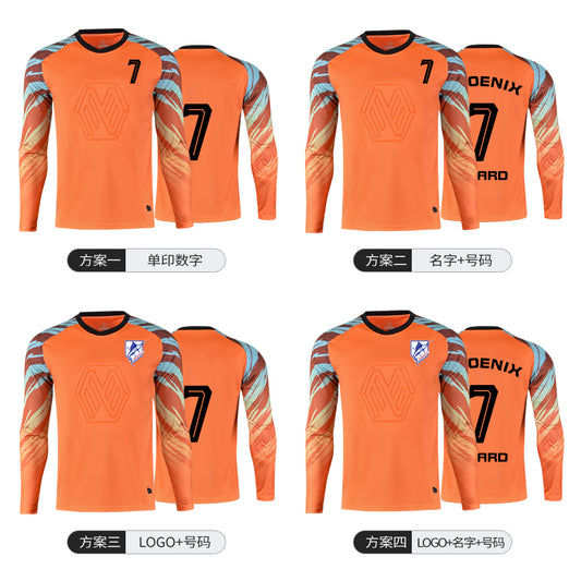 Long Sleeve Children's Football Training Competition Goalkeeper Suit