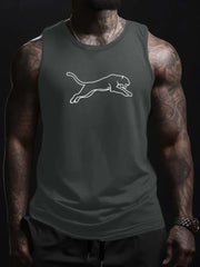 Men's Sleeveless Sweatshirt Casual Fitness Clothes Vest Muscular Man Singlet Men Gym Shirt Men's Clothes Top for Fitness men‘s