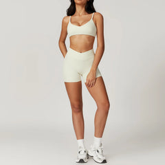 2 Pieces Yoga Set Gym Clothes Sportswear Yoga Suits For Women Fitness Short Sleeve Crop Top Tracksuits Sports Bra Gym Leggings