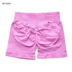 Impact Shorts Low Ribbed Band Gym Shorts Women Workout Clothes Scrunch Bum Seamless Shorts Yoga Biker Sports Shorts