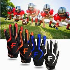 Pro2.0 Youth Kids American Football Gloves Receiver Outdoor Sport Soccer Camping Rugby Glove for Boys Girls Age 5-14 Drop Ship