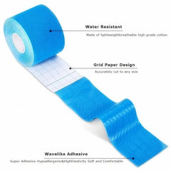 Sports Waterproof Kinesiology Tape Stickers Athletic Bandage Muscle Recovery Protector Strapping Pain Relief Tennis Gym