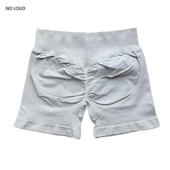 Impact Shorts Low Ribbed Band Gym Shorts Women Workout Clothes Scrunch Bum Seamless Shorts Yoga Biker Sports Shorts