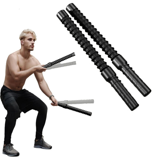 2pcs Weighted Rope System Adjustable Tension Spring Resistance Full Body Workout Equipment for Home Gym Fitness