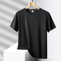 Quick Dry Sport Fashion T Shirt Men'S 2024 Short Sleeves Summer Casual Black Green OverSize 6XL 7XL Top Tees GYM Tshirt Clothes