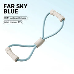 Tension Rope Yoga Gym Latex Rubber Arm Resistance 8-shaped Fitness Strength Equipment Home Gym Chest Expander Elastic Band