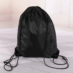 Portable Men Women Sports Gym Bag Drawstring Bag Belt Waterproof Foldable Backpack Shoes Clothes Yoga Running Fitness Travel Bag