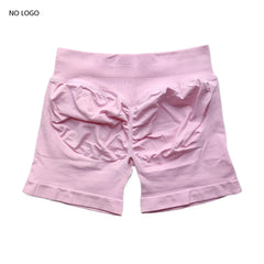 Impact Shorts Low Ribbed Band Gym Shorts Women Workout Clothes Scrunch Bum Seamless Shorts Yoga Biker Sports Shorts