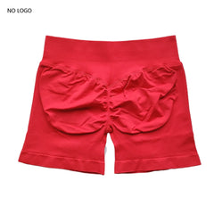 Impact Shorts Low Ribbed Band Gym Shorts Women Workout Clothes Scrunch Bum Seamless Shorts Yoga Biker Sports Shorts
