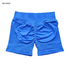 Impact Shorts Low Ribbed Band Gym Shorts Women Workout Clothes Scrunch Bum Seamless Shorts Yoga Biker Sports Shorts