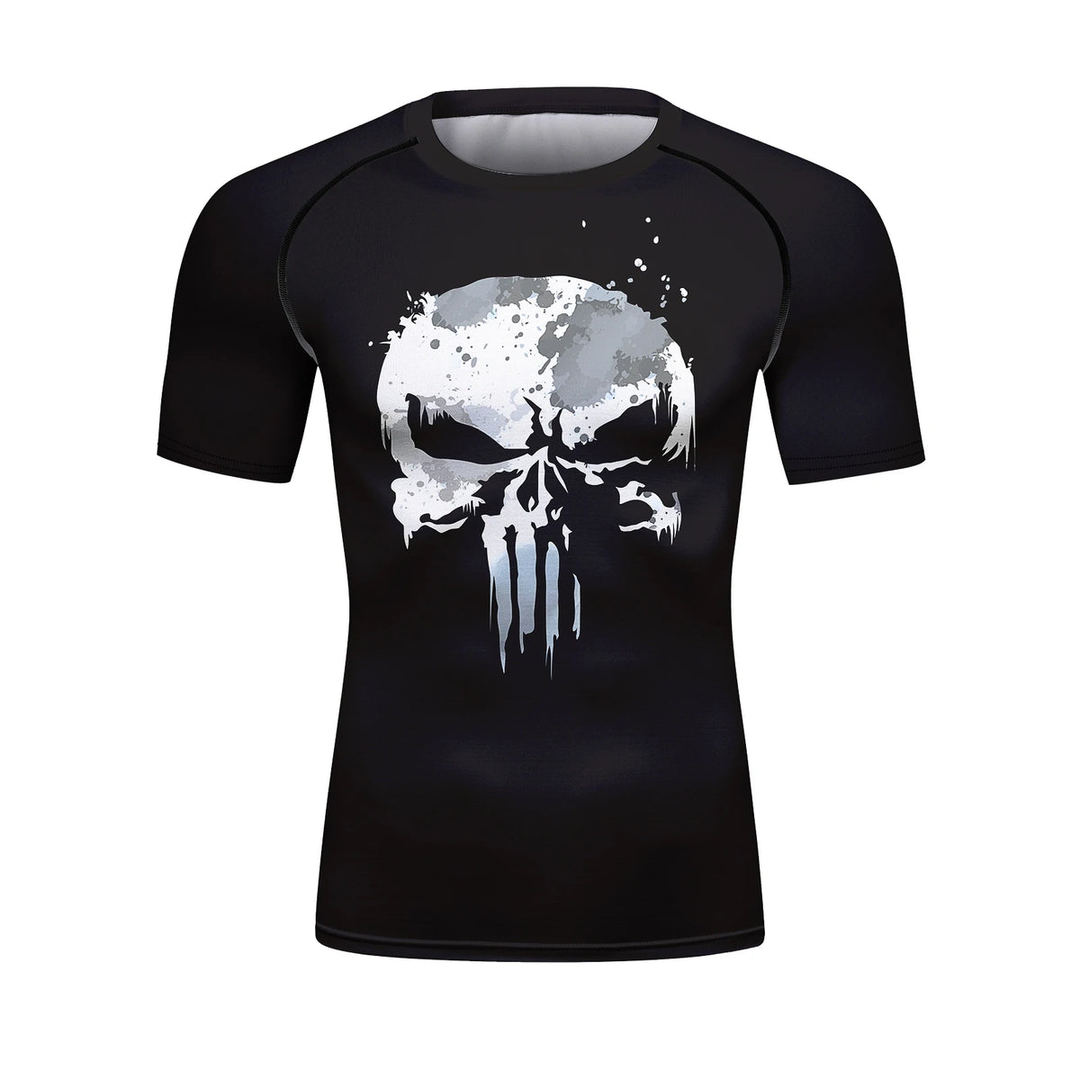 Skull MMA Jiu Jitsu T-shirt +Pants set Men Bjj Rashguard Brazilian Grappling MMA Shorts Gym Gi Boxing Clothes Muay Thai Jerseys
